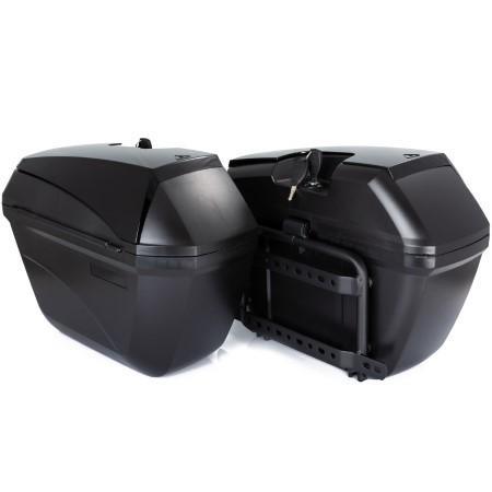 PLACCA PER BAULE B-TWINS SX E DX NERO LUCIDO