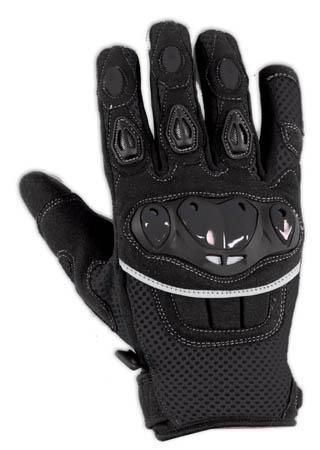 AIR TEXTILE GLOVES BLACK SIZE M