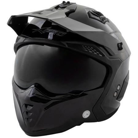 ALIEN CASCO MODULARE VISIERA SOLE NERO XL