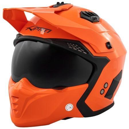 ALIEN CASCO MODULARE VISIERA SOLE ARANCIONE S