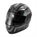 ALLIANCE FULL FACE HELMET DOUBLE VISOR SILVER M