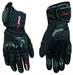 ARTIK LEATHER-TEXTILE WATERPROOF GLOVES BLACK SIZE S