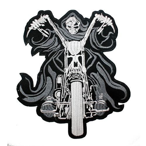 BA1001 PATCH TEXTILE GREY M 11 x 10 CM