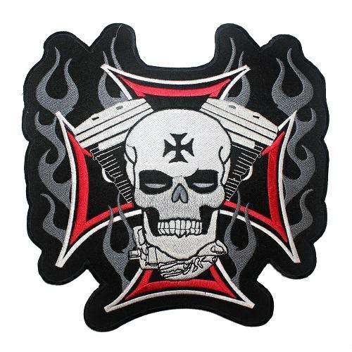 BA1008 PATCH TEXTILE RED M 11 x 11 CM