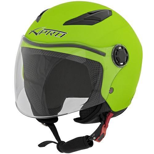 BIKESTAR JET KID HELMET MATT GREEN SIZE XL