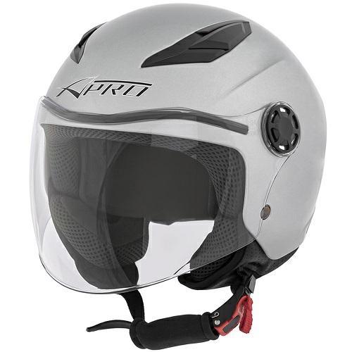 BIKESTAR JET KID HELMET SILVER SIZE M