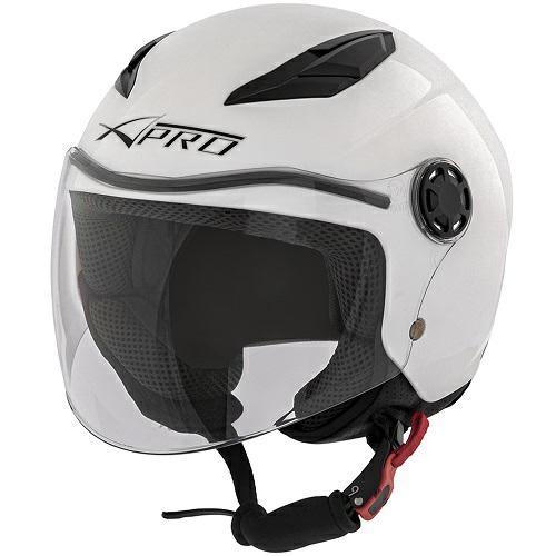 BIKESTAR JET KID HELMET WHITE SIZE L