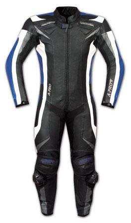 BLADE TUTA INTERA IN PELLE BLU TAGLIA 56