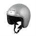 BOSTON JET HELMET SILVER SIZE M