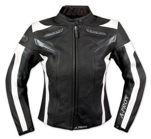 BRILLANT LADY LEATHER JACKET BLACK SIZE XL