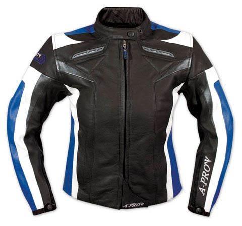 BRILLANT GIACCA DONNA IN PELLE BLU TAGLIA 2XL