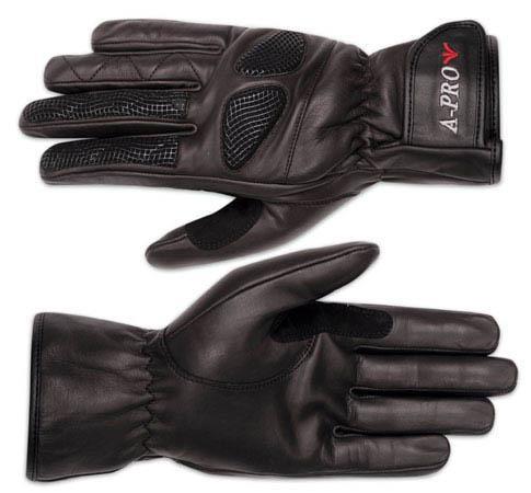BRONX LEATHER GLOVES BLACK SIZE 2XL