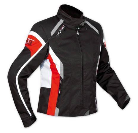 BUTTERFLY GIACCA DONNA IN TESSUTO BIANCO ROSSO  XS