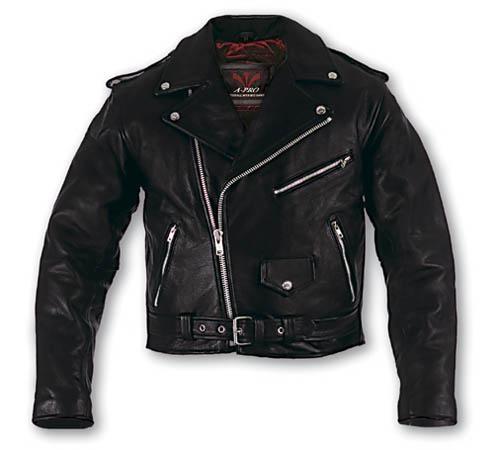 CLASSIC LEATHER JACKET BLACK SIZE XL