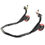 CM-7576 L-SHAPED CAVALET. POSTERIORE4 RUOTE NERO