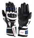 COBRA LEATHER GLOVES WHITE BLUE SIZE 2XL