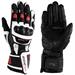 COBRA LEATHER GLOVES WHITE RED SIZE 3XL