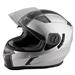 DOMINATOR CASCO INTEG.DOPPIA VISIERAARGENTO L