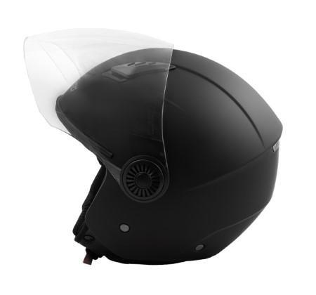 ENGRAVE CASCO JET NERO OPACO M