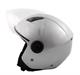 ENGRAVE OPEN FACE HELMET VISOR SILVER M
