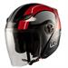 FAST TRACK JET HELMET VISOR RED SIZE S