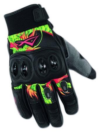 FENDER GUANTO PELLE/TESSUTO VERDE TAGLIA L