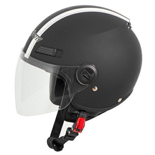 FEVER JET HELMET VISOR MATT BLACK SIZE XS