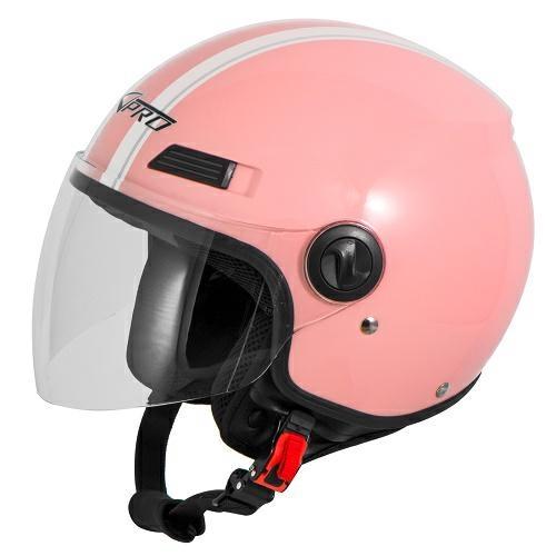 FEVER CASCO JET VISIERA ROSA TAGLIA S