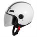 FEVER JET HELMET VISOR WHITE SIZE 2XL