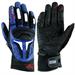 FIREPOWER LEATHER GLOVES BLUE SIZE M