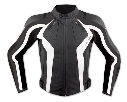 FLANGER GIACCA IN PELLE BIANCO TAGLIA 2XL