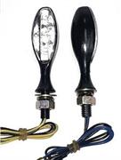 FR-1405 FRECCE LED IN METALLO LENTE  BIANCA NERO