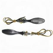 FR-1406 INDICATORS METAL BODY WHITE LENS CARBON