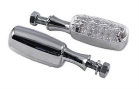 FR-1430 LED INDICATORS WHITE LENS CARBON