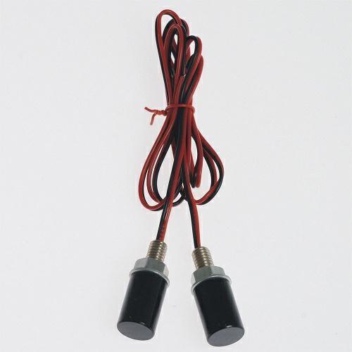 FR-1437 LED INDICATORS WHITE LENS BODY BLACK
