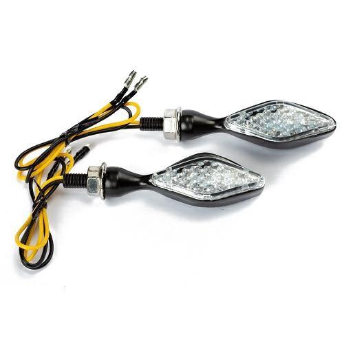 FR-1438 FRECCE LED LENTE BIANCA CORPO NERO