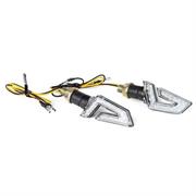 FR-1442 LED INDICATORS WHITE LENS BODY BLACK