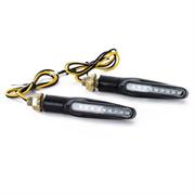 FR-1444 LED INDICATORS WHITE LENS BODY BLACK