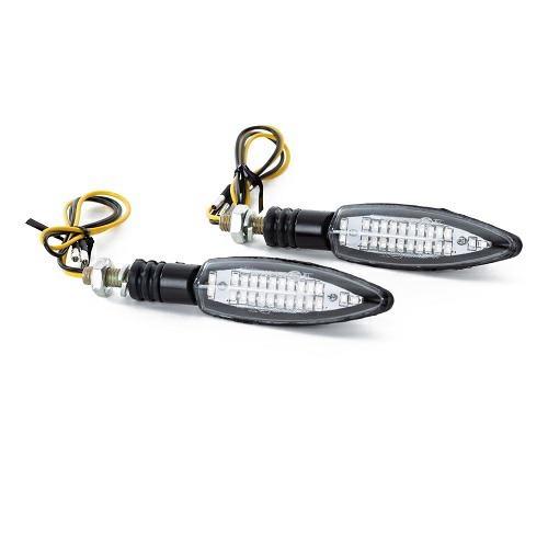 FR-1445 LED INDICATORS WHITE LENS BODY BLACK