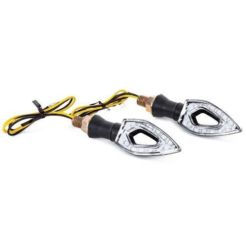 FR-1446 FRECCE LED LENTE BIANCA CORPO NERO