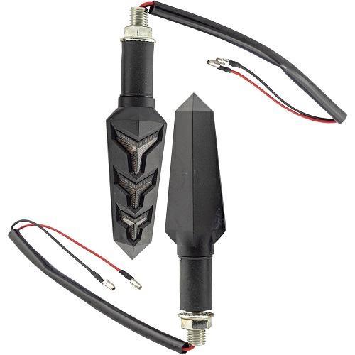 FR-1453 FRECCE LED LENTE BIANCA CORPO NERO