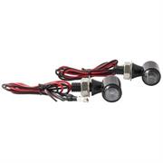 FR-1455 LED INDICATORS WHITE LENS BODY BLACK