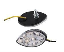 FR-1501 LED FAIRING INDICATORS HONDA WHITE LENS BLACK