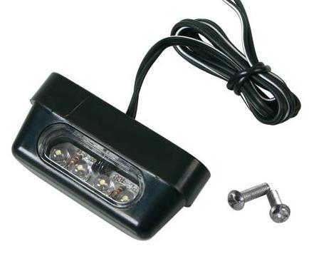 FR-1602 LED NUMBER PLATE LIGHT BLACK