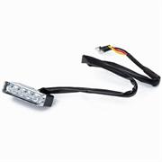 FR-1606 FANALE POSTERIORE A LED LENTE BIANCA NERO