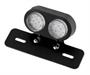 FR-1633 FANALE POST. LED LENTE BIANCA FLANGIA NERO
