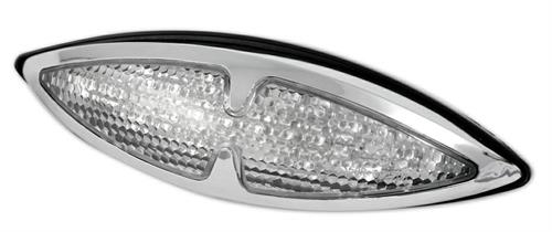 FR-1636 FANALE POSTERIORE A LED LENTE BIANCA NERO