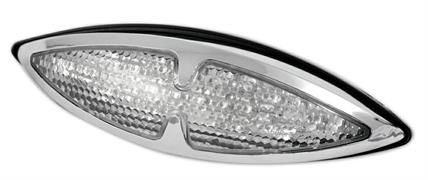 FR-1636 FANALE POSTERIORE A LED LENTE BIANCA NERO