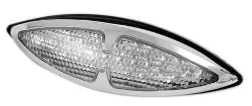 FR-1636 FANALE POSTERIORE A LED LENTE BIANCA CROMO