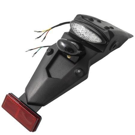 FR-1672 FANALE POST. LED LENTE BIANCA FLANGIA NERO